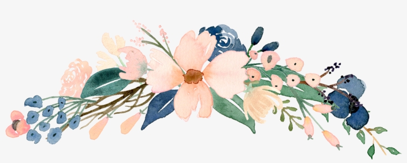 Top Bouqet - Free Printable Watercolor Flowers, transparent png