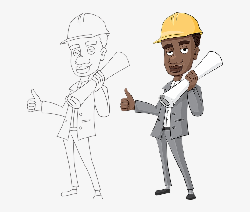 These Cool Png Business People Images Are From The - Cartoon Construction Workers Png, transparent png