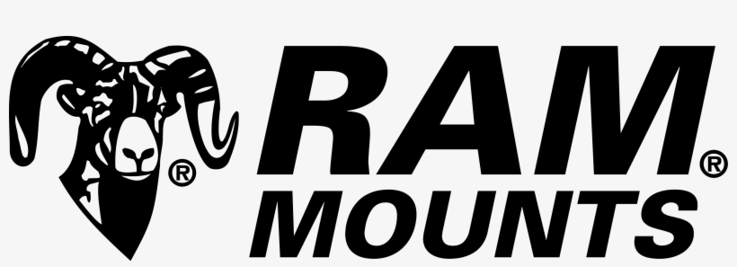 Ram Logo No Logo No Website Black - Ra Ram Ram-d-111b-in1u Ram-ram-d-111b-in1u Ram Mount, transparent png