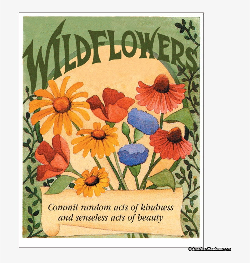 Favor Sized Wildflower Mix Seed Packet - Wildflower Seed Packets, transparent png