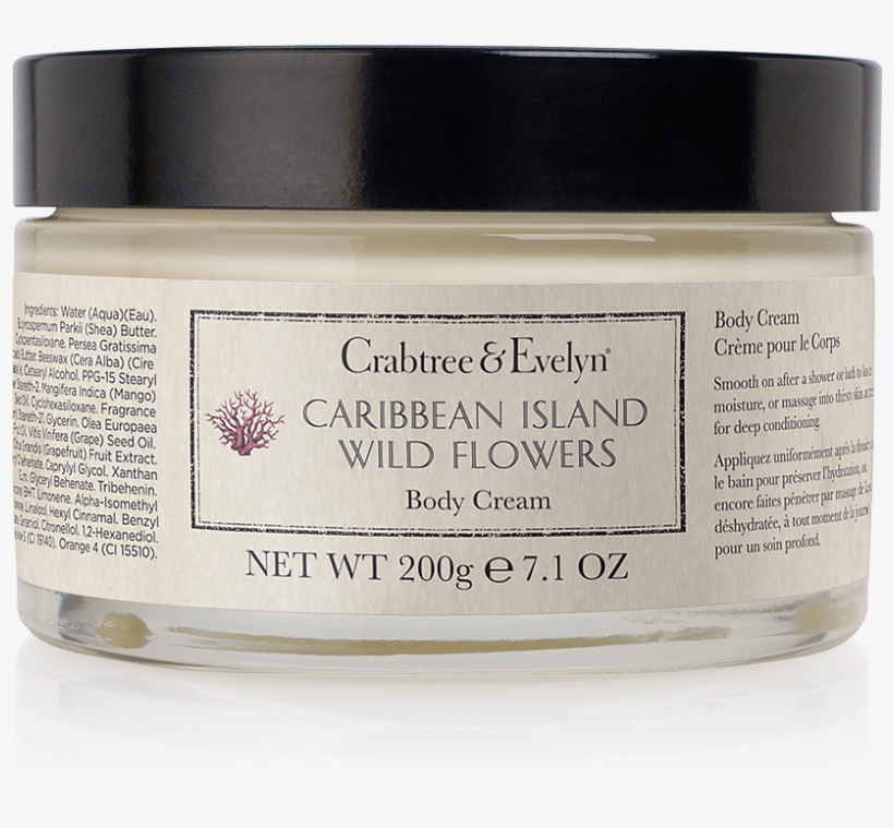 Body Cream - Crabtree & Evelyn 'caribbean Island Wild Flowers', transparent png