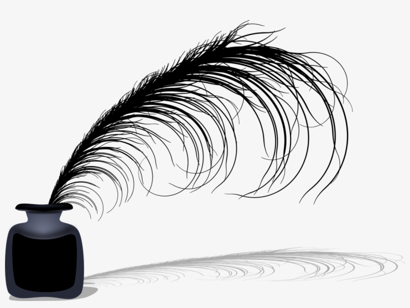 Paper Quill Inkwell Pens Clip Art Quill And Ink 1082x750 PNG