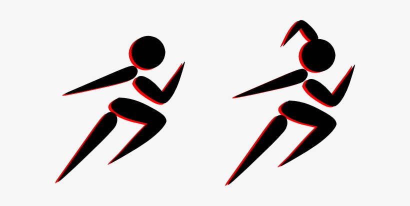 Running Cartoon, transparent png