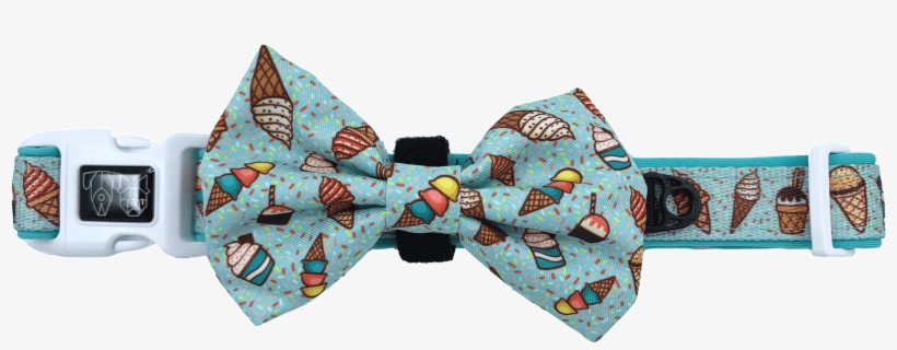 Dog Collar & Bow Tie - Paisley, transparent png
