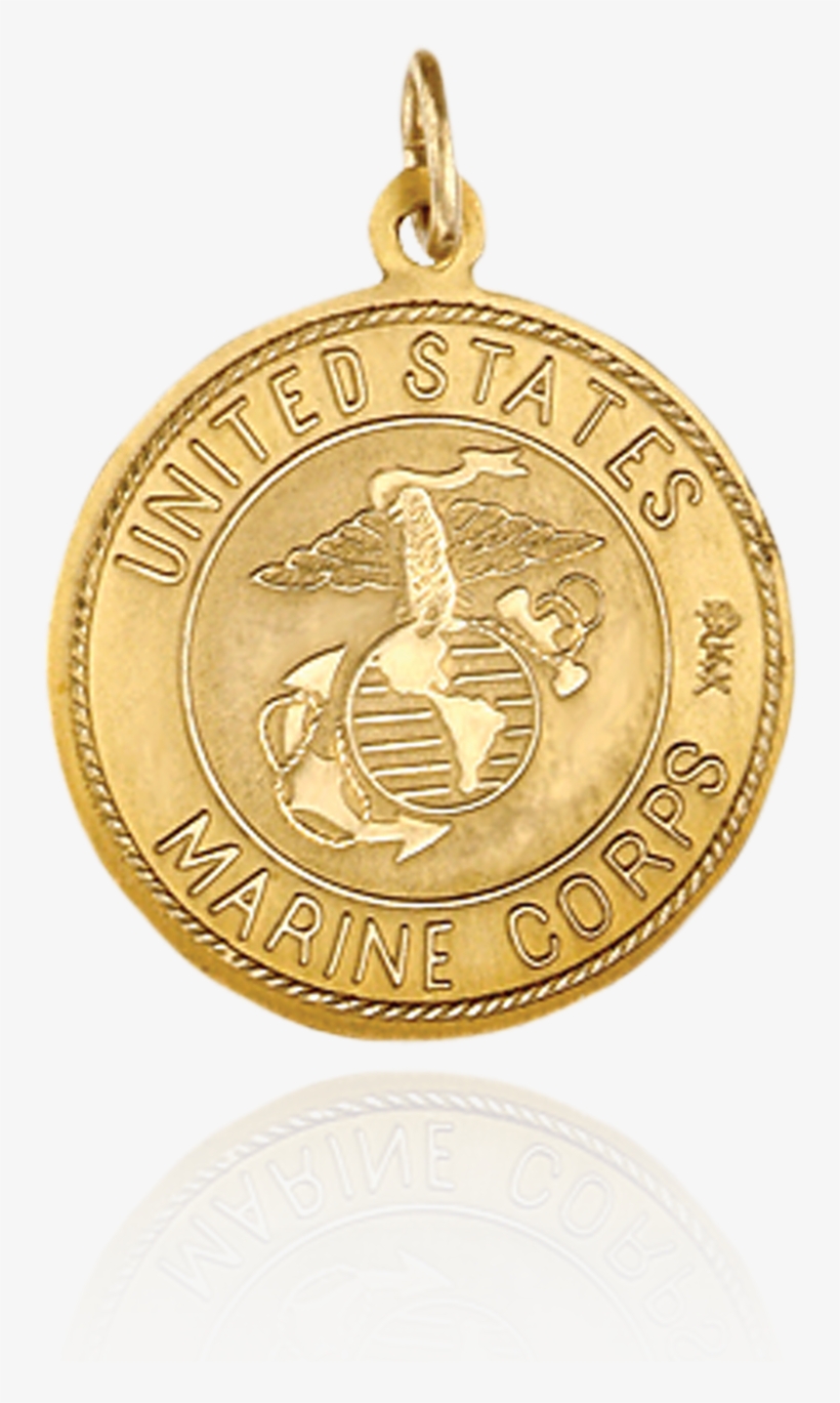 14k Gold Round Saint Christopher Military Medallion - Medalik Złoty Matka Boska, transparent png