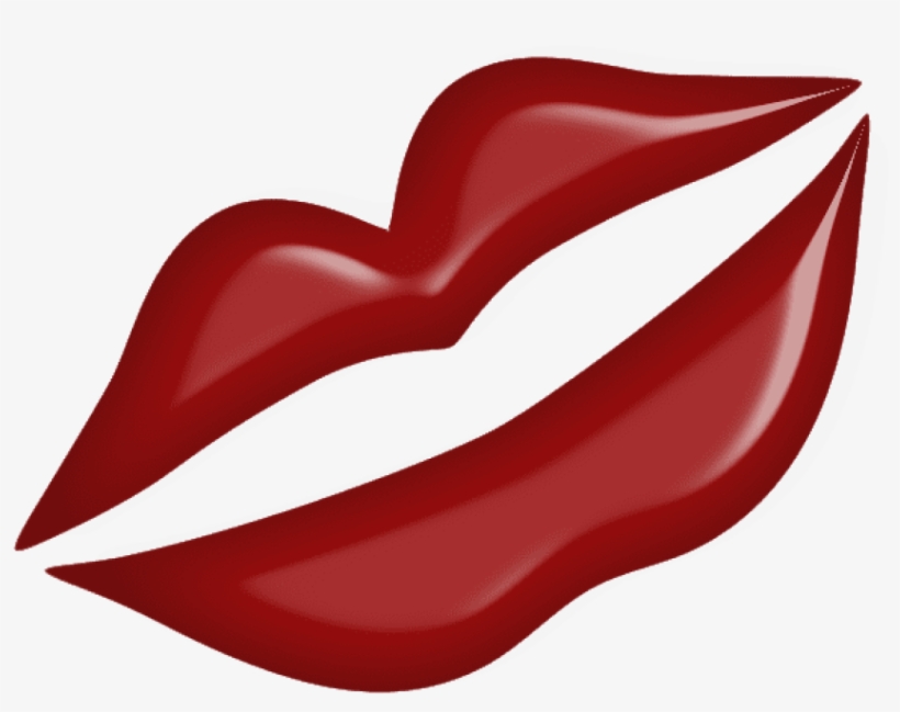 Free Png Download Red Kiss Lips Png Images Background - Clipart Lips Png, transparent png