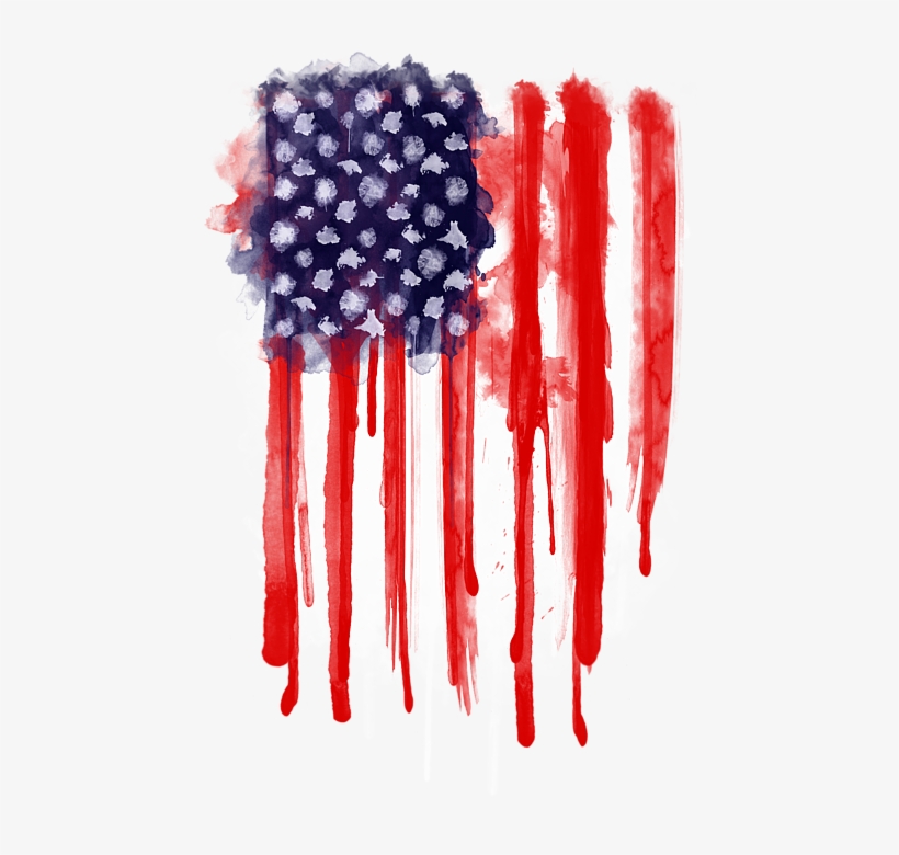 Click And Drag To Re-position The Image, If Desired - American Spatter Flag, transparent png
