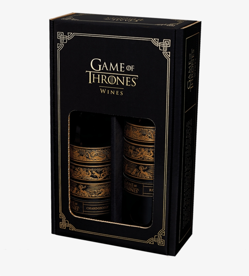 Game Of Thrones Pinot Noir & Chardonnay Gift Pack - Box, transparent png