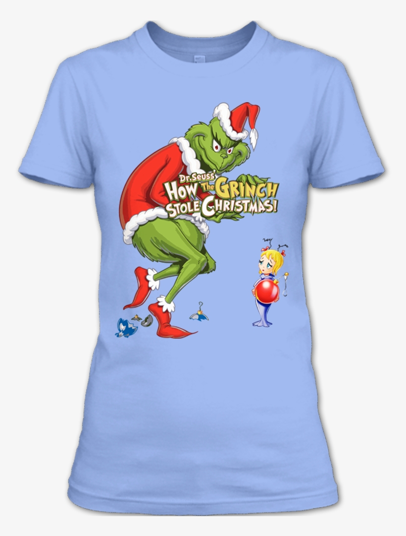 A Black T-shirt With The Shopify Logo - Grinch Stole Christmas 50th Anniversary, transparent png