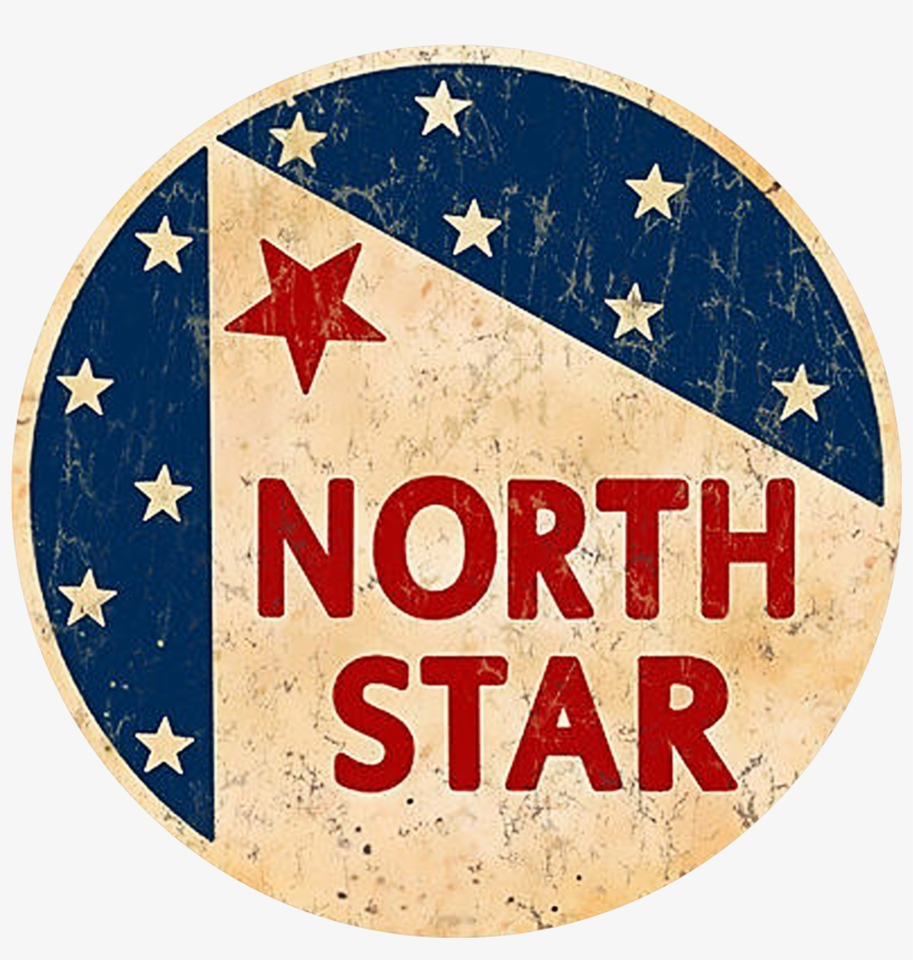 Vintage North Star Gasoline Sign - North Star Fund, transparent png