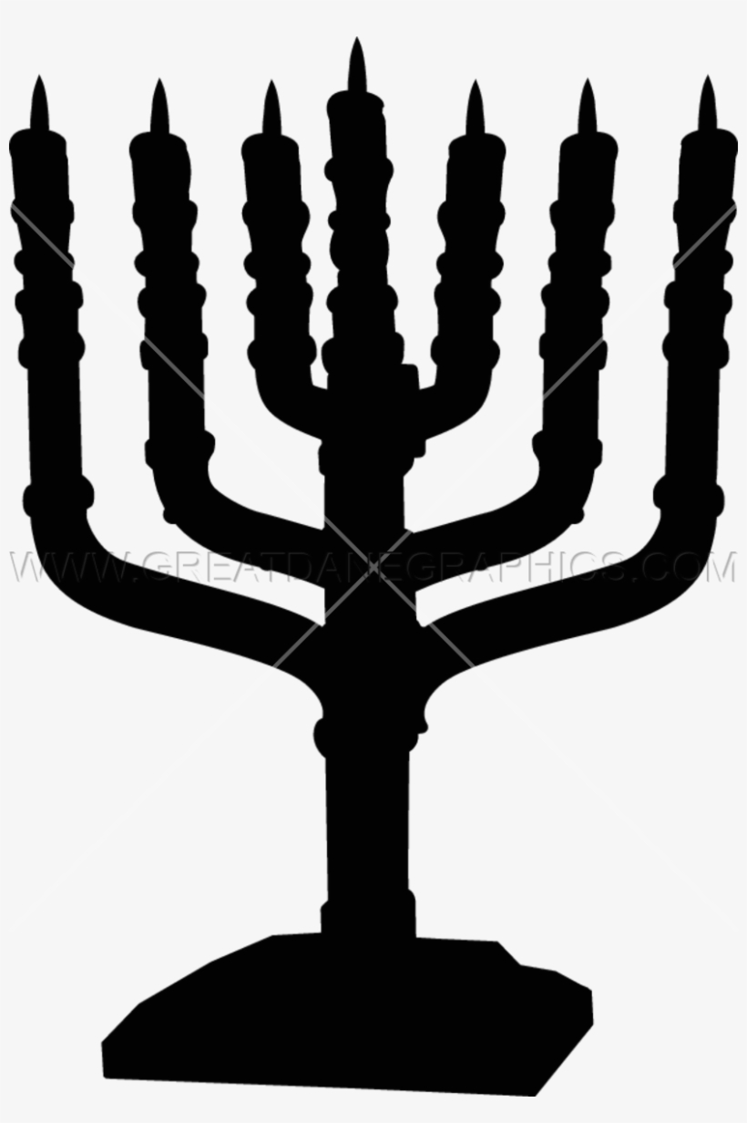 Menorah & Dreidel - Dreidel Silhouette, transparent png