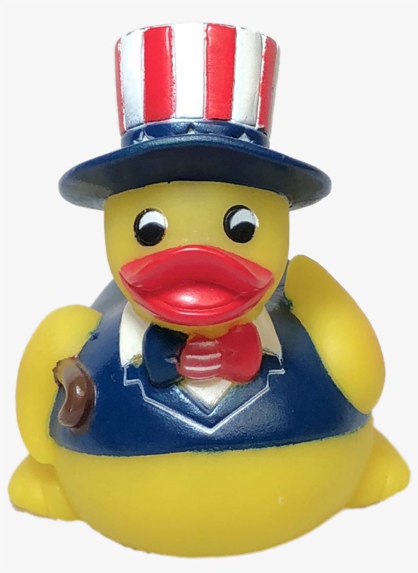 Patriotic Rubber Duck - Duck, transparent png