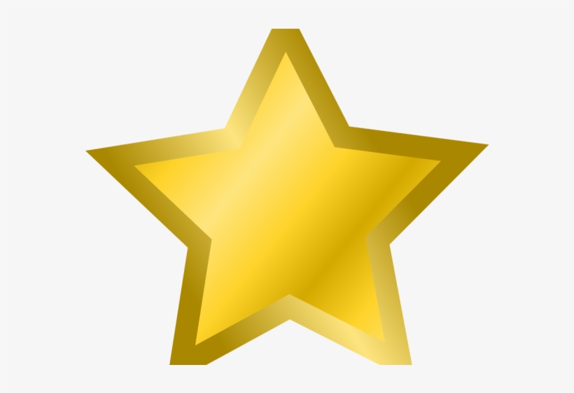 Falling Stars Clipart Patriotic - Gold Star Clipart Png, transparent png
