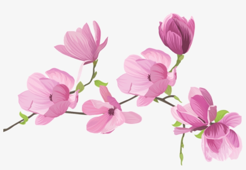 Download Spring Tree Flowers Png Images Background - Sweet Pea Flower Clipart, transparent png