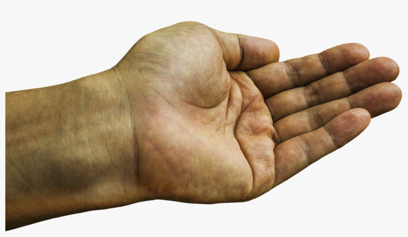 Graphic Free Stock The Art Of Giving Taught Me Some - Giving Hand, transparent png