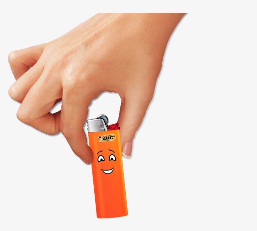 My Bic Lighter - Orange, transparent png
