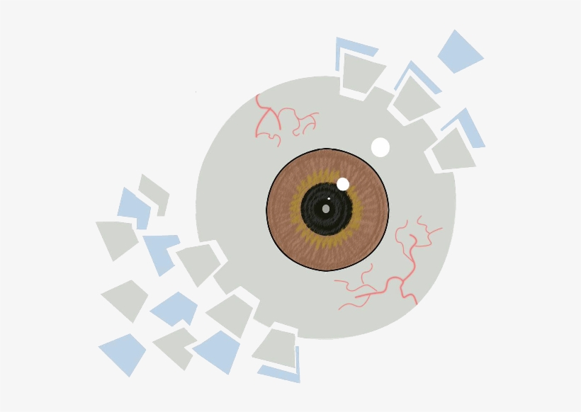 Human Eye Proteome Map - Circle, transparent png