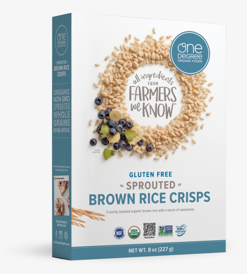 Sprouted Brown Rice Crisps - Sprouted Brown Rice Cereal, transparent png
