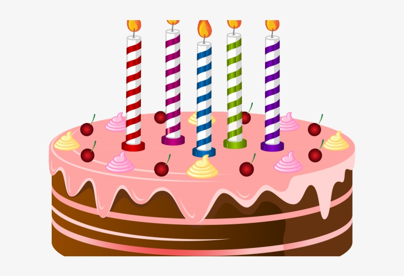 Birthday Cake Clipart Princess Cake - Transparent Birthday Cake Clipart, transparent png