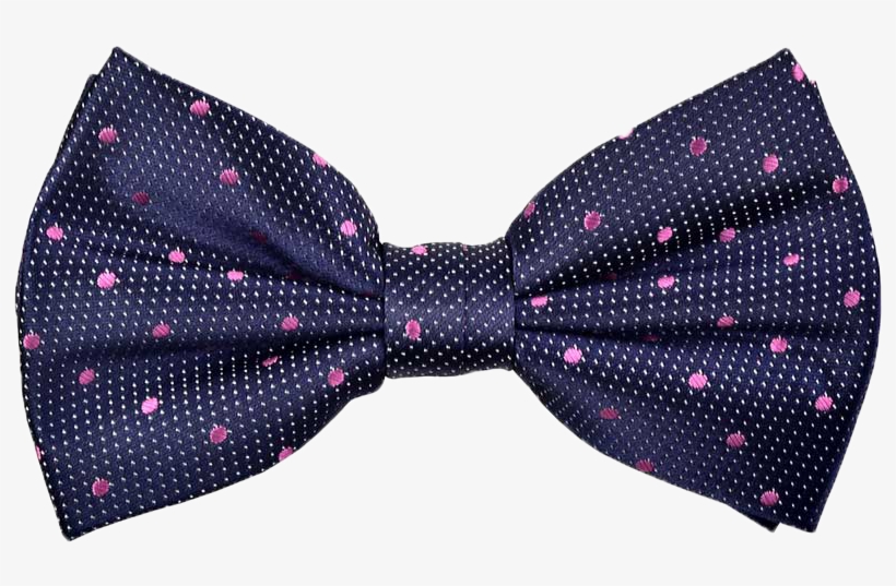 Spotted Marley Bow Tie In Pink - Polka Dot, transparent png