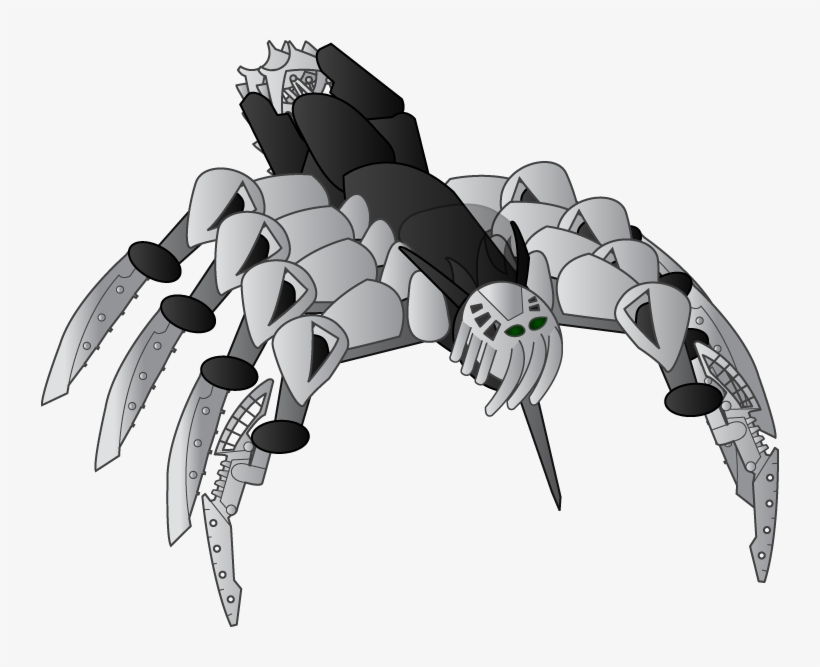 Silver Chute Spider - Cartoon, transparent png