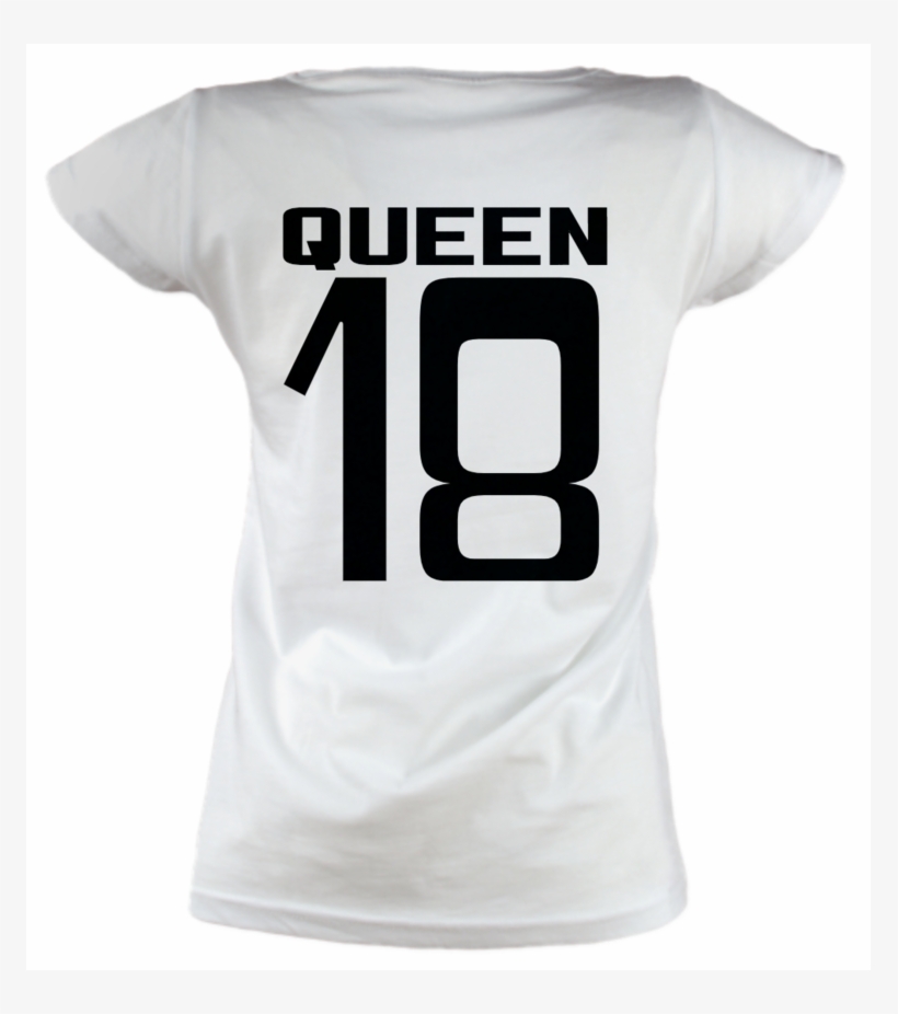 King Queen Couple T-shirt For Women - Active Shirt, transparent png