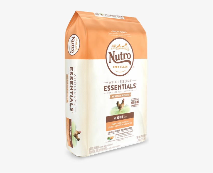 Nutro Wholesome Essentials Lite Chicken & Brown Rice - Nutro Senior Dog Food, transparent png