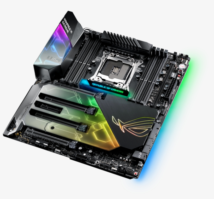 Previous - Next - X299 Eatx M Asus Rog Rampage Vi Extreme, transparent png