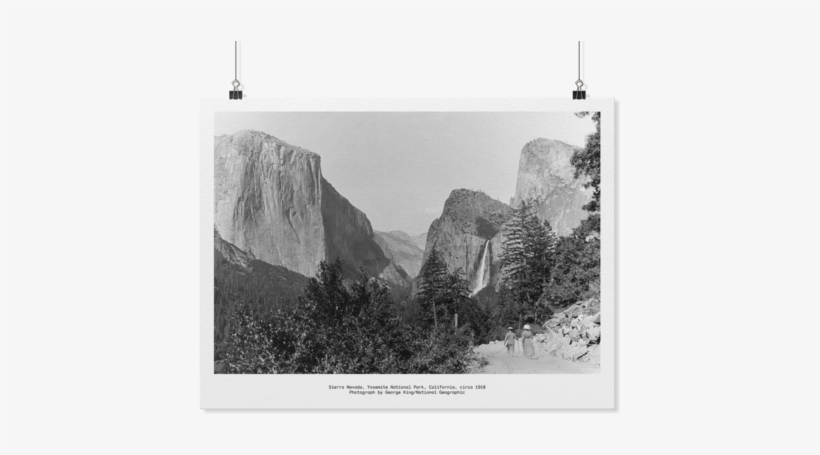 Yosemite Valley View National Geographic Poster - Summit, transparent png
