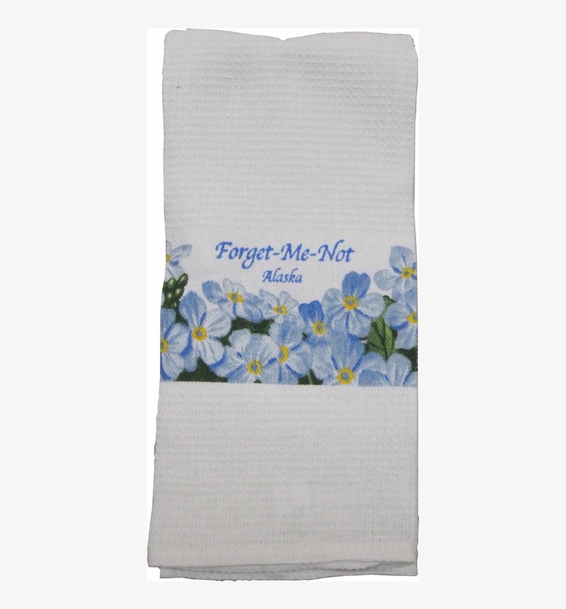 Forget Me Not Waffle Towel - Frangipani, transparent png