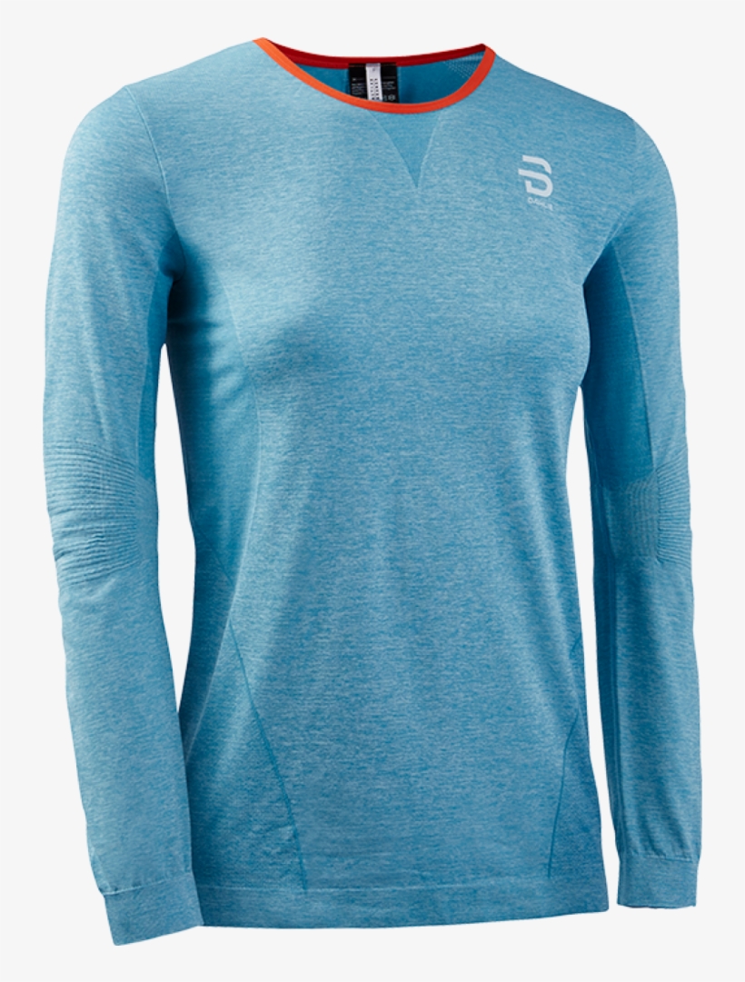 Björn Dählie Springzone Ls W Forget Me Not Tröja - Long-sleeved T-shirt, transparent png
