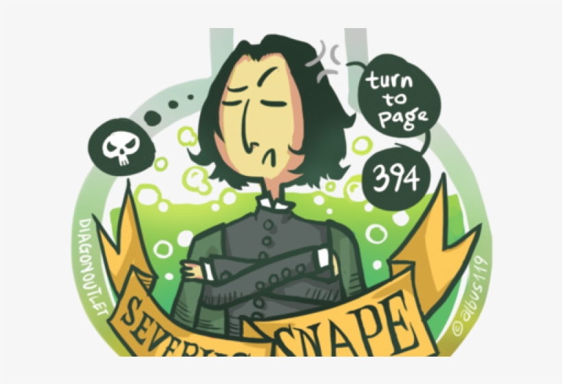Severus Snape Clipart Neko - Cartoon, transparent png