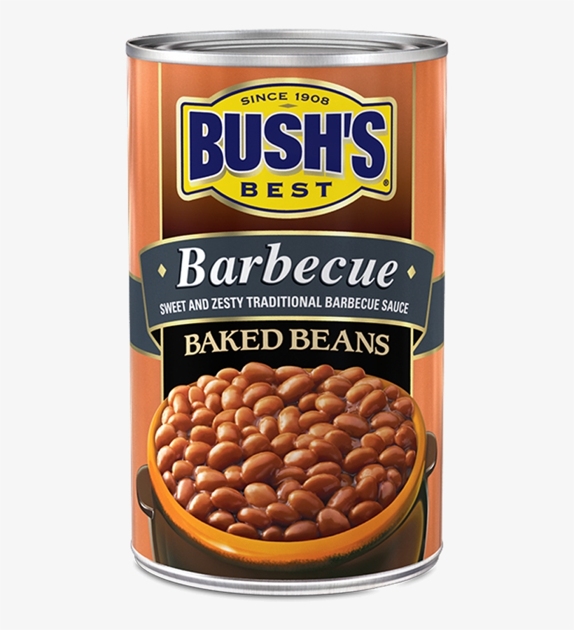 Bush's® Barbecue Baked Beans - Bush Baked Beans Can, transparent png
