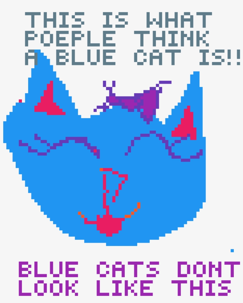 Unkown Blue Cat - Attitude One Liners, transparent png