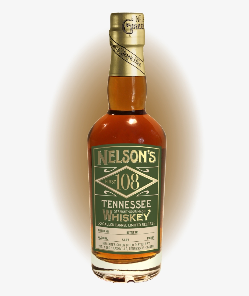 Nelson's First 108 Single Barrel Tennessee Whiskey - Nelson Whiskey, transparent png