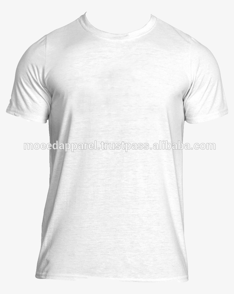 New Blank Gym Clothing White T Shirt For Men - T Shırt, transparent png