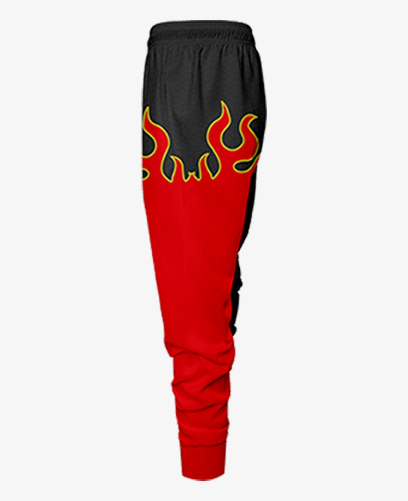 Tekken Jin Kazama Red Flame Cosplay Jogging Pants Fullprinted - Pocket, transparent png