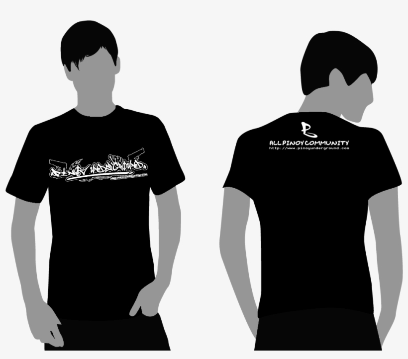 The Gallery For > Black Shirt Front And Back Png - Marine Corps 5k Run Shirt, transparent png