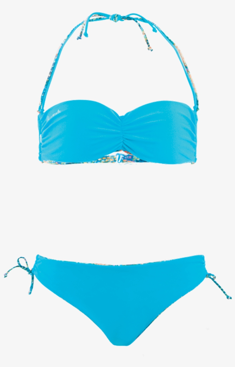 Girls Reversible Bikini - Swimsuit Top, transparent png