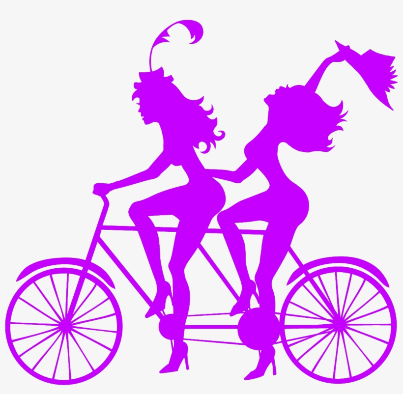 The Hat Girls - Bicycle, transparent png