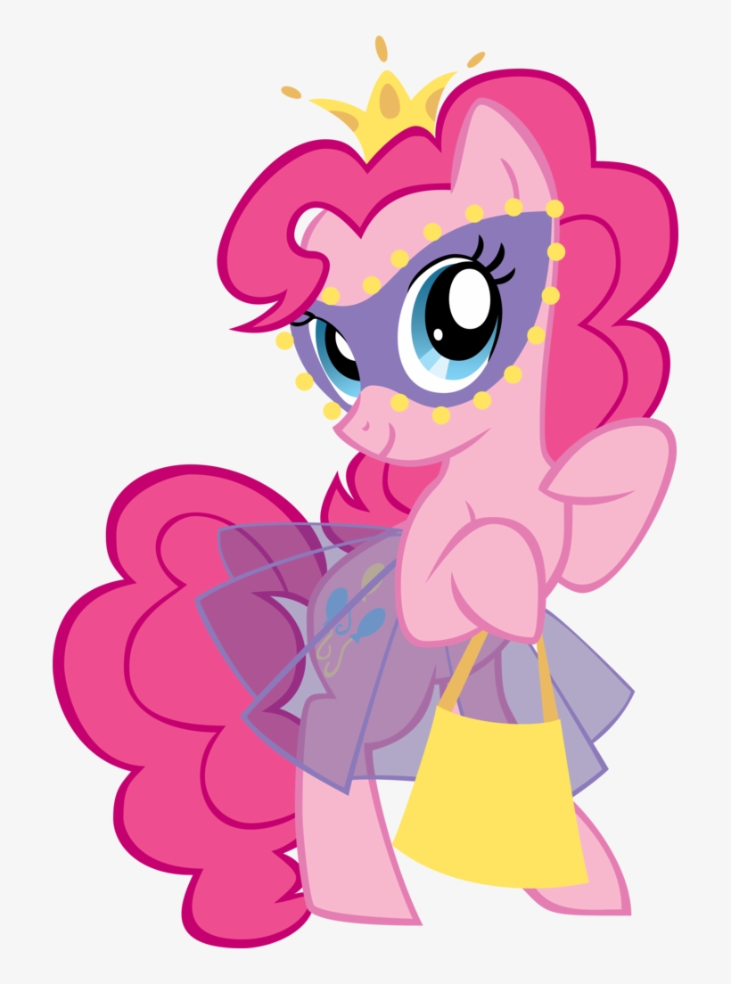 Artist Chromadancer Clothes Crown Handbag Jewelry - Pinkie Pie Masquerade, transparent png