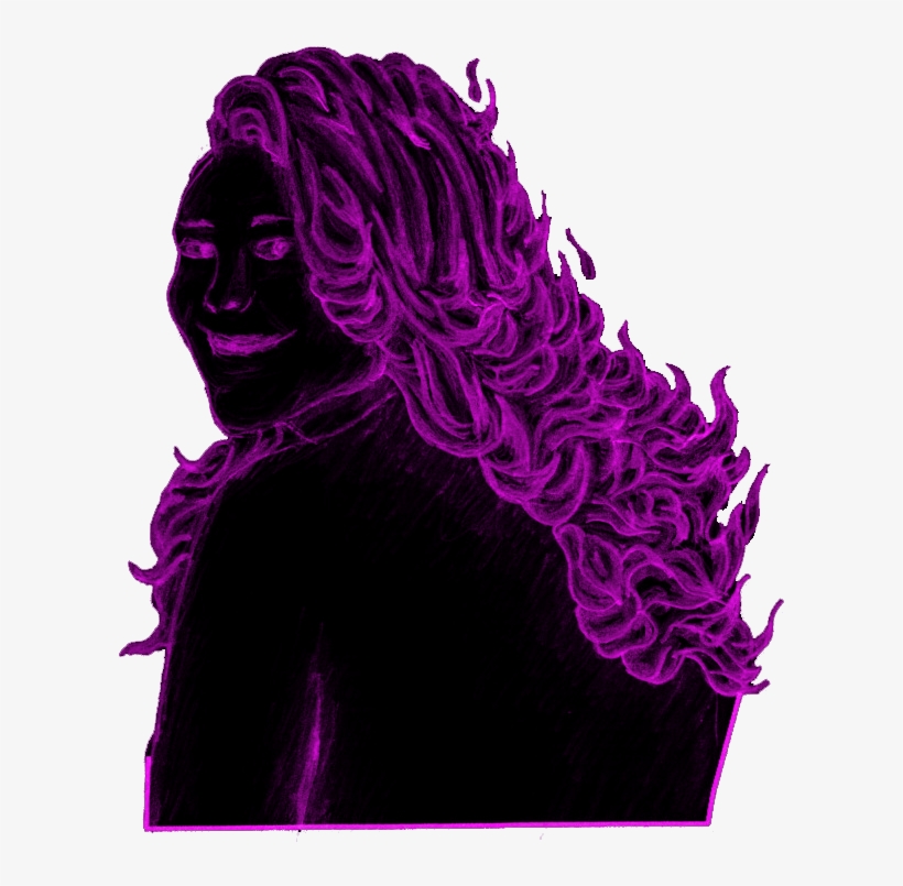 Purple Fire - Illustration, transparent png