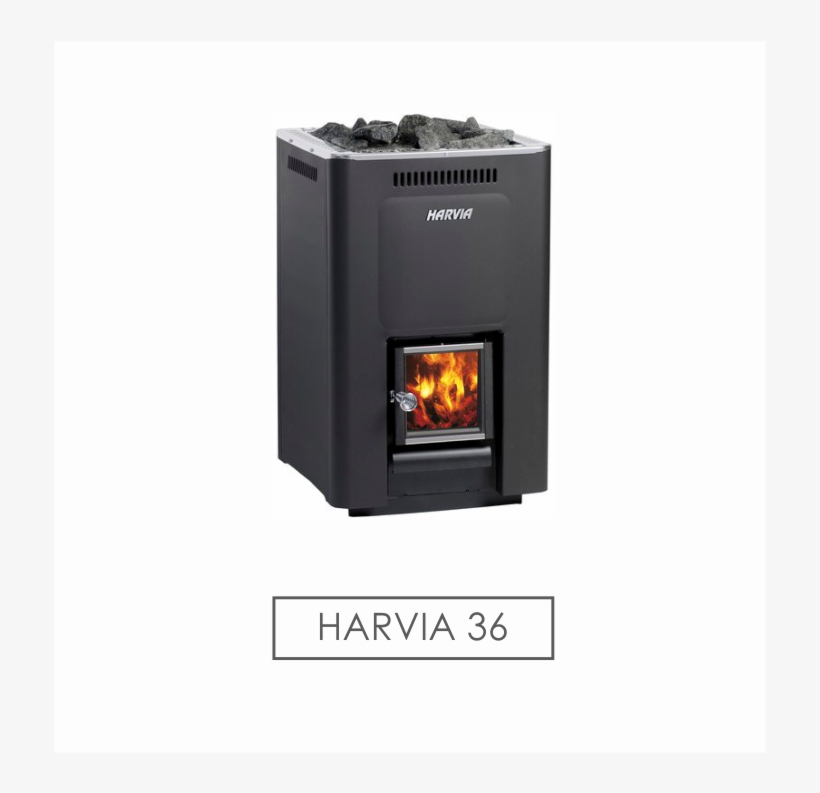 Wood Burning Heater - Harvia Woodburning Stove, transparent png