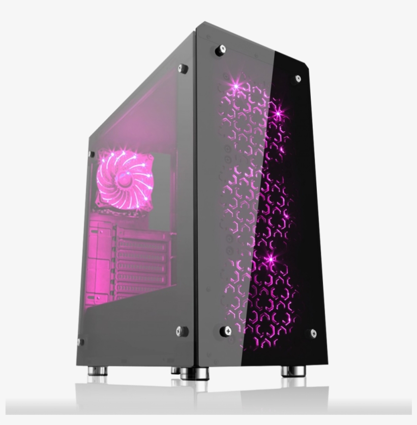 Blackfire Ruin - Game Max Sirius Midi Tower Black Case, transparent png