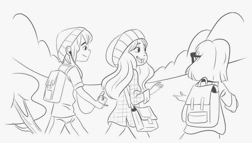 Also A Few Classmates Thought I Was Not Ill At All - Line Art, transparent png