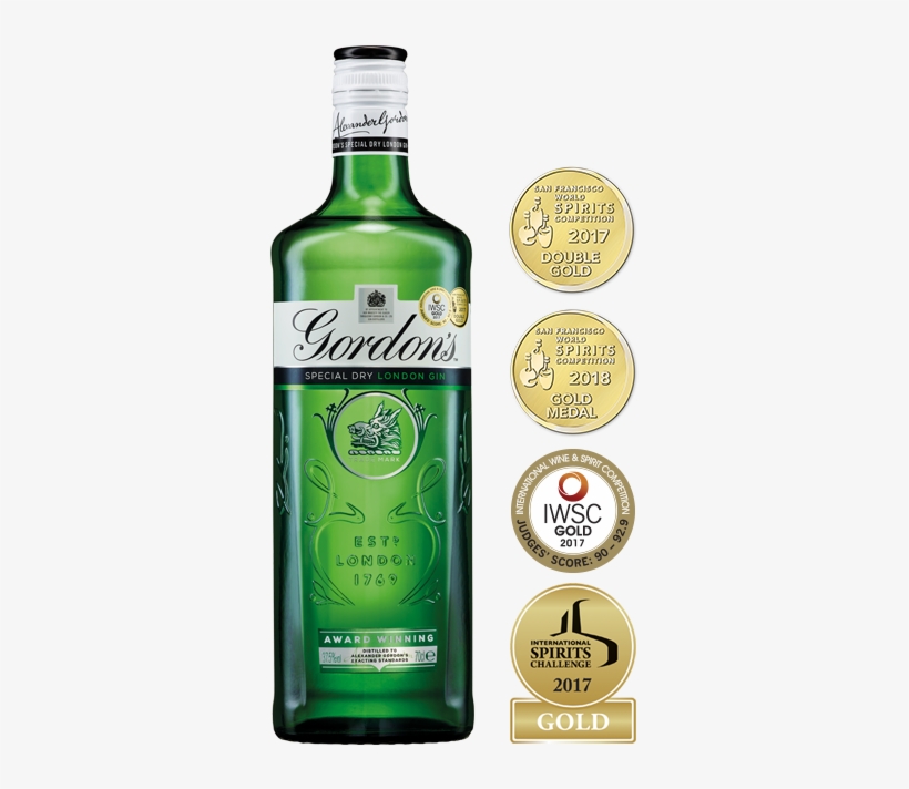 Gordon's London Dry Gin - Domaine De Canton, transparent png
