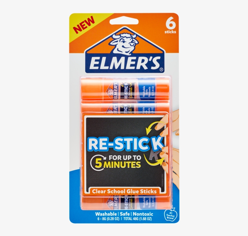 High Res - Elmer's Re Stick Glue Sticks, transparent png