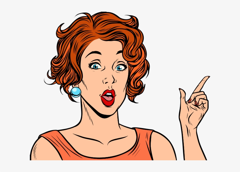 Pop Art Surprised Face, transparent png