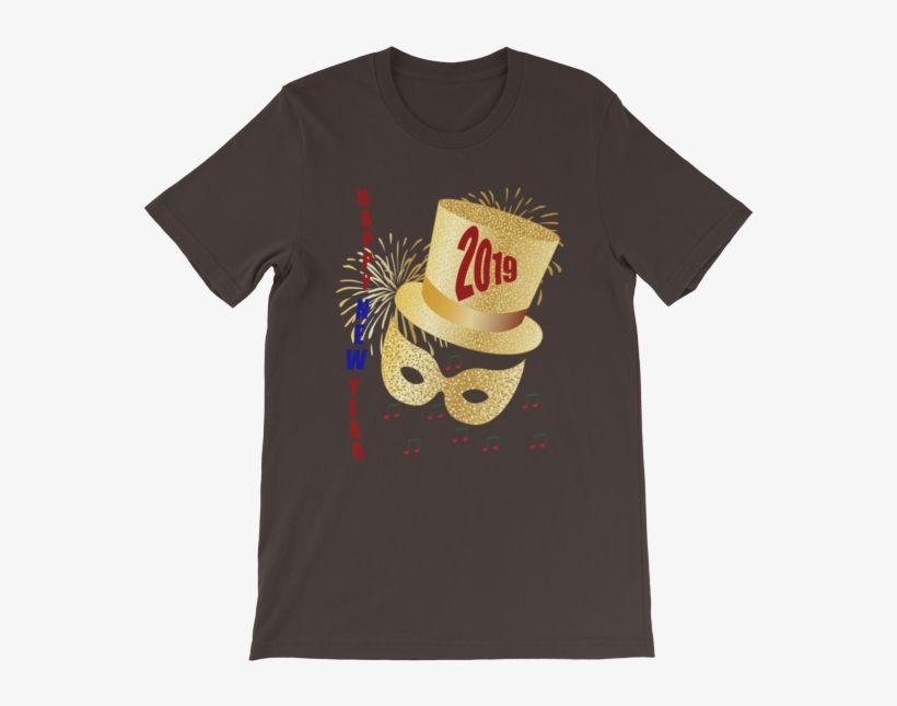 Happy New Year 2019,short Sleeve Unisex T Shirt • Matintl - Shirt, transparent png
