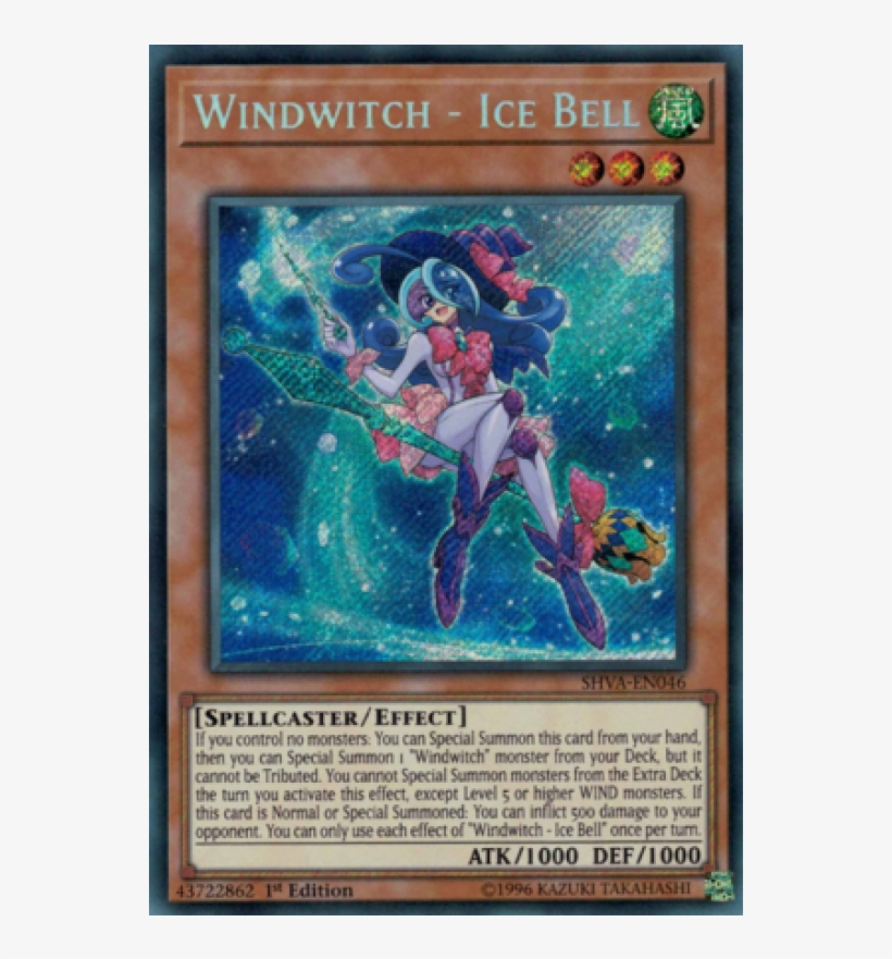 Ice Bell Secret Rare Effect Monster - Wind Witch Ice Bell Super Rare, transparent png
